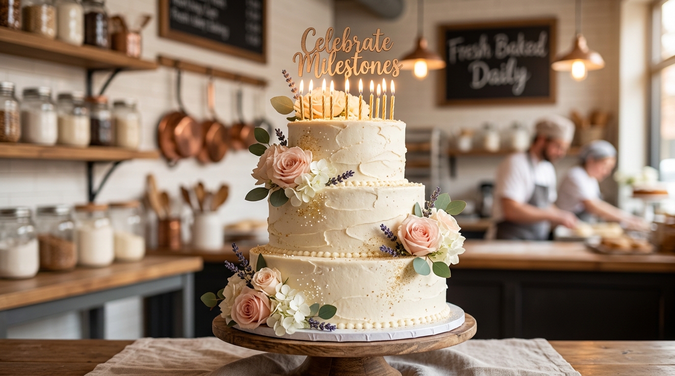 Vanilla Cake For Birthday